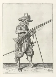 Musketer på vagt, ca.1600