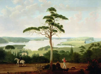 Sydney Harbour ser mod hovederne, 1848