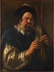 Sækkepibespilleren, 1638-1640.