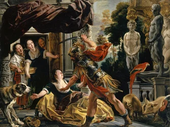 Odysseus og Kirke, ca. 1630-1634