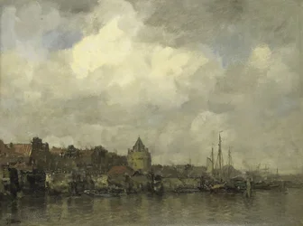 Schreierstoren på ydersiden i Amsterdam