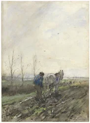 Pløjende bonde