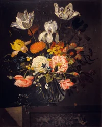 Stilleben med blomster