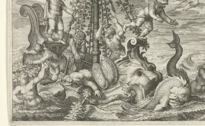 Bacchus forvandler sine bortførere til delfiner