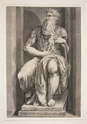 Statue af Moses fra Julius 2.s gravmæle