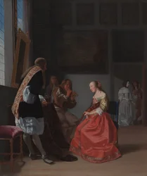 A Musical Company, ca. 1668 (olie på lærred)