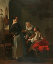 Merry Company, ca. 1665 (olie på lærred)