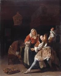 The Embracing Cavalier, ca. 1660-65 (olie på panel)
