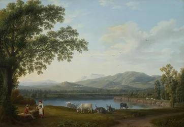 Udsigt over Sele og Monti Alburni-massivet

Originaltitel Blick auf den Sele und das Massiv der Monti Alburni