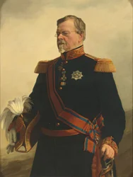 Portræt af Bernhard, hertug af Sachsen-Weimar