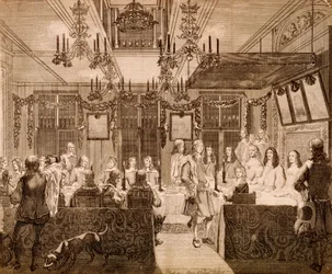 Den store fest for Hollands stænder for kongen og den kongelige familie, 1660