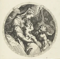 Maria med Kristusbarn og Johannes Døberen