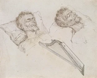 Karel van Mander på sit dødsleje