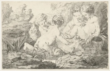 Allegorisk børnegruppe