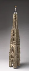 Model af det ufærdige tårn på Nieuwe Kerk