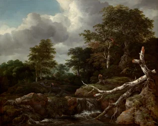 Skovscene, ca. 1655.