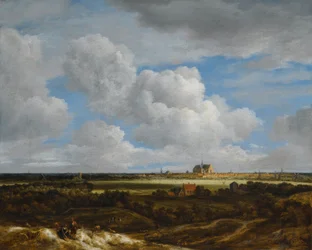 Tysk: Blick auf Haarlem Udsigt over Haarlem (Haerlempje)