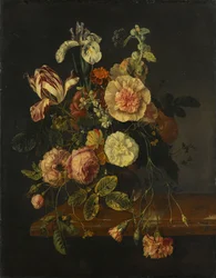 Stilleben med blomster
