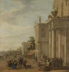italiensk markedsplads