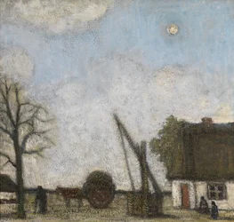 Brønden (olie på lærred)