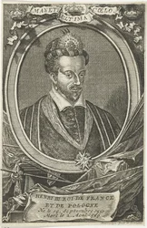 Portræt af Henrik III af Frankrig, konge af Polen og storhertug af Litauen