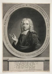 Portræt af Daniel Gerdes, efter J.M. Quinkhart