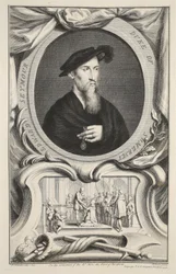 Portræt af Edward Seymour, hertug af Somerset, illustration fra 