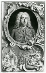 Portrait of George Frederick Handel, 1768