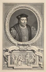 Portræt af Henry Stafford, hertug af Buckingham, illustration fra 
