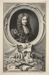Portræt af Laurence Hyde, jarl af Rochester, illustration fra 