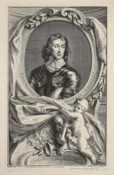 Portræt af generalløjtnant Lambert, illustration fra 
