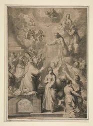 Uddelingen af franciskanerstrenge