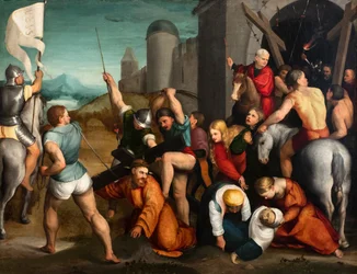 Opstigningen til Golgata, ca. 1535-1534 (olie på lærred)