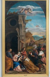 Tilbedelse af Magi i nærværelse af Saint Helen