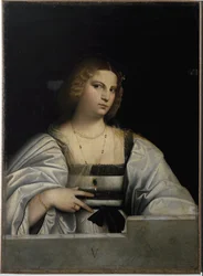 Portræt af en dame, Allegory of Virginity. (Maleri