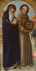 Sankt Anthony Abbot og Sankt Bernardino af Siena