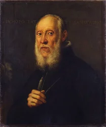 Portræt af billedhuggeren Jacopo Sansovino 1486-1570