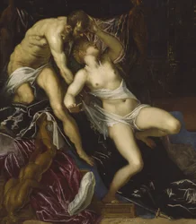 Tarquin og Lucretia, ca. 1578-80 (olie på lærred)