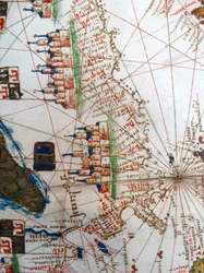 Renæssancekort over Europa, Jacopo Russo (efter), 1528