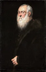 Tysk: Bildnis eines weißbärtigen Mannes Portræt af kong Sigismund II Augustus (1520-1572)