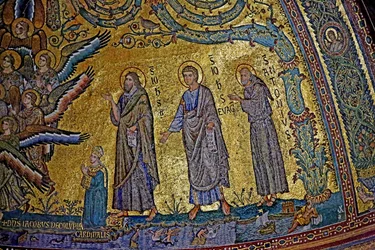 Kardinalerne, apsis, ca. 1290 (mosaik)