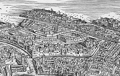 Stor perspektivplan - Venedig, ca. 1500 (detalje af 416593)