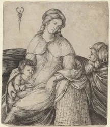 Hellige Familie, ca. 15081509.