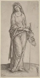 Judith med Holofernes’ hoved i hånden