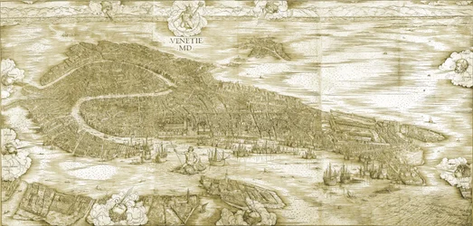 Udsigt over Venedig