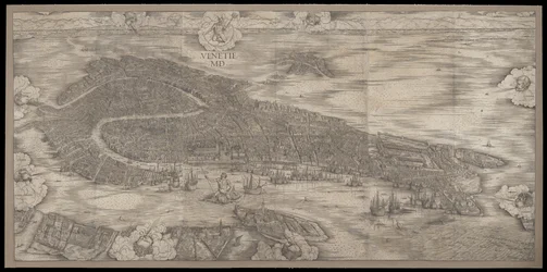 Udsigt over Venedig, 1500