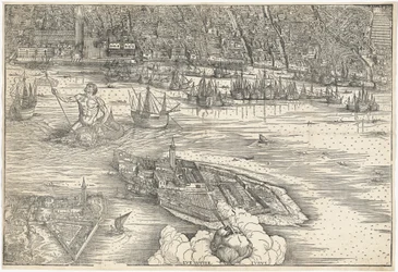 Udsigt over Venedig [nederste midterblok], 1500.