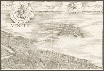 Udsigt over Venedig [øverste midterblok]