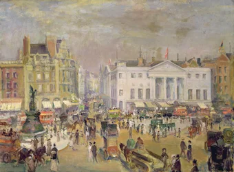 Piccadilly Circus, ca. 1908-9 (olie på lærred)