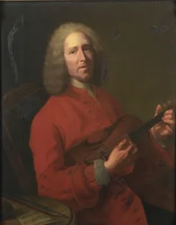 Portræt af komponisten Jean-Philippe Rameau 1683-1764, 1728